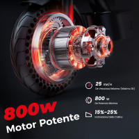 Patinete eléctrico iScooter I9Max - Neumáticos de 10 pulgadas - 500 vatios - Con app - Autonomía de 30 a 40 km - Plegable - Carga máxima 120 kg - details 4