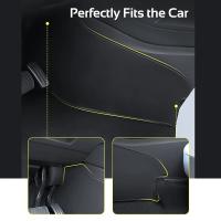 Cubierta Protectora De Cuero Para Control Central De Tesla Model 3 Model Y Tapete Antideslizante Para Pie Accesorios De Coche Anti- Suciedad Y Anti- Golpes - details 4