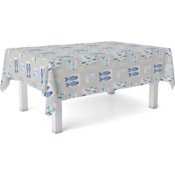 ECOMMERC3  Mantel Hule Mesa Rectangular Tamaño desde 100x140 cm hasta 300x140 cm, Estilo, Durabilidad y Fácil Limpieza para tu Mesa - Mantel Hule Antimanchas e Impermeable - 1