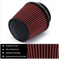 Filtro De Aire Para Coche Universal Accesorio Modificado De Admisión Fría Con Cabeza De Hongo 76/100mm Limpiador De Tubo Motor Para Motos Y Automóviles - details 3