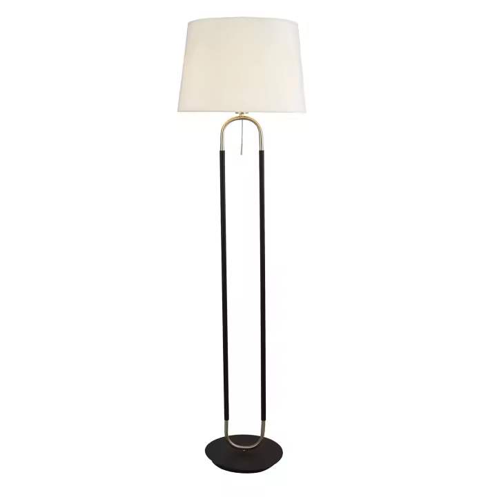 Contemporáneo Jazz Acero Negro Tela Plateada 1 Luz E27 - 1