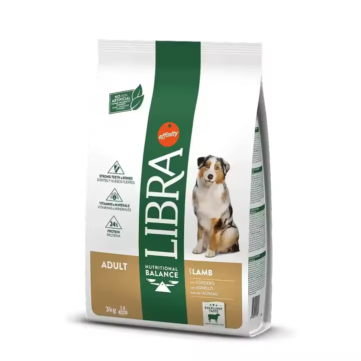 Affinity Libra Adult, Pienso para Perros con Cordero, 3kg y 14kg - Alimentación Completa y Equilibrada, Vitaminas y Minerales - 1