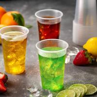 Vasos de plastico desechables 330ml Vasos Reutilizables de plástico polipropileno Transparente ideal para fiestas y eventos surtidos de cantidad a elegir - details 2