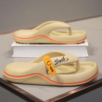 Zapatillas De Plataforma Para Hombre Verano Suela Suave EVA Zapatos Casuales Para Playa Exterior Antideslizantes Para Baño - details 29