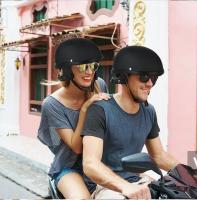 Casco De Motocicleta Universal Retro Medio Cara Para MTB Bicicleta De Carril Seguridad Moda Accesorios De Motocicleta Unisex ABS 453g - details 12