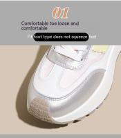 Zapatillas De Correr Para Mujer Retro Plataforma Ligera Transpirables Deporte Casual Zapatos De Muffin Estudiante Nuevo 2024 - details 5