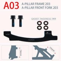 Juego De Frenos De Disco Para Bicicleta De Montaña Electrónica Adaptador De Calipero De Aluminio 160/180/203mm Accesorio Hidráulico PM/IS - details 16