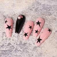 Pegatinas De Uñas 3D Estrella Y2K Para Mujeres Y Niñas Adhesivas Pentagrama Diseño De Uñas Decoración Para Manicura DIY Y Salón - details 13