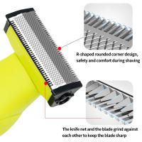 Afeitadora Eléctrica Para Hombres Profesional Recargable USB Trimmer De Barba Y Cuerpo Máquina De Afeitar Rápida Y Segura De Acero Inoxidable - details 7