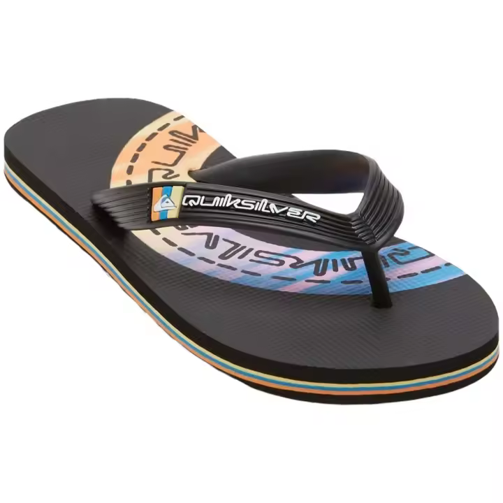 Chanclas Quiksilver Molokai Art para niños en color negro - 1