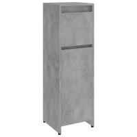 vidaXL Armario de baño contrachapada gris hormigón 30x30x95 cm - details 1