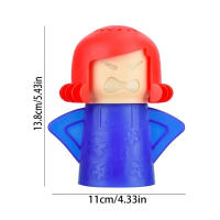 Limpiador De Microondas Para Mujeres Angry Mama Diseño Creativo De Spray Ecológico Para Agua De Vinagre Acessorios De Cocina Y Oficina - details 1