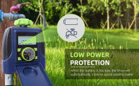 Controlador De Riego Automático Para Jardín Con Dos Salidas Timer Digital Estándar De EE. UU. Válvula Solenoides Electrónicas - details 3