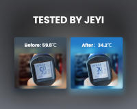 JEYI Cooler II Disipador De Calor Para SSD M.2 NVME Aleación De Magnesio Y Aluminio Radiador Eficiente Con Parche De Silicona Térmica - details 4
