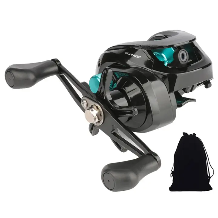 Carrete De Pesca Baitcasting 8KG Máximo Desplazamiento Verde Para Agua Dulce Y Salada Herramientas De Pesca Para Bass - 1