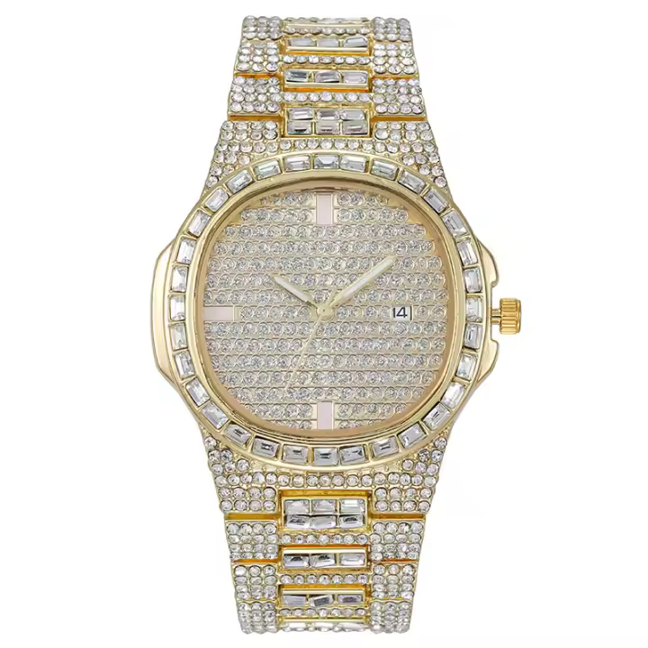 Reloj digital de cuarzo con tres esferas y diamantes para Mujer, Gran Oferta. - 1