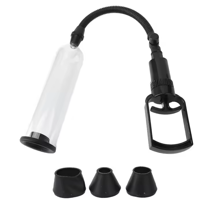 Entrenador de bomba de vacío para hombres, dispositivo de tratamiento de refuerzo y alargador manual, ejercitador de bomba de aire manual - 1