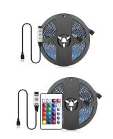 Tira De Luces LED RGB USB Bluetooth Para Decoración De Habitación Luz Neón Trasera Inteligente Para Televisión HDTV Iluminación De Fondo De Pared - details 6