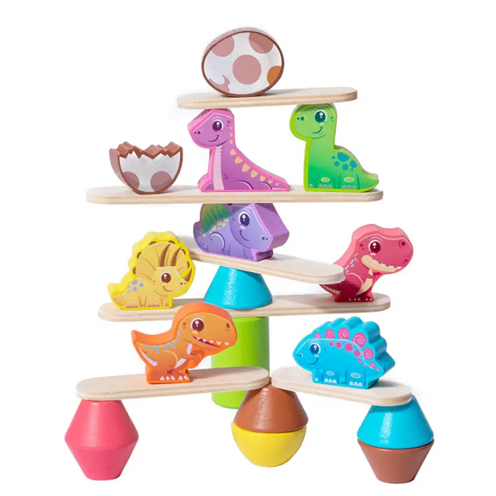 Juguete De Equilibrio Montessori Para Niños Tablero Educativo De Madera Con Formas De Animales Para Niños De Preescolar Desarrollo De Habilidades Motoras Finas - 1