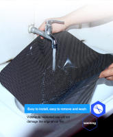 SEAMETAL 2Pcs Película De Sombrilla Para Ventanas Lateral De Coche Protección Solar Verano Antigolpes UV Bloqueo De Luz Estilo Electrostático - details 8
