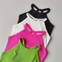 Nueva Sports Bra 2024 Para Mujer Con Almohadillas Fijas Antigolpes Running Exterior Yoga Ropa De Gimnasio Top Deportivo Transpirable Nylon Spandex - details 9