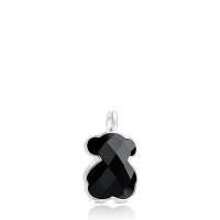 Colgante de oso de piedra preciosa natural de plata esterlina S925, accesorio de collar de bricolaje de lujo que combina con todo - details 17