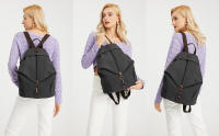 Mochila Vintage de Gran Capacidad para Mujer, Bolsa de Lona Antirrobo, Mochila Informal para Trabajo, Viajes Diarios - details 0