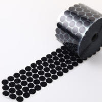 Cinta Adhesiva De Puntos Autoadhesiva Para Manualidades Y Libros Quietos Blanco Negro Nylon Anillo Monedero Bucle Antideslizante Para Sofá Alfombra Y Bolsas - details 7