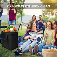 Bolsa Térmica Portátil Para Alimentos Y Camping Bolsa De Almacenamiento Ligera Plegable Para Comidas Picnic Y Suministros De Camping - details 4