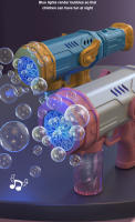 Pistola De Burbujas Automática Eléctrica Para Niños Juguete De Exterior Para Bodas Y Fiestas Regalo Para Niños De Boy - details 8