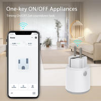 Enchufe Inteligente Matter Wifi 16A Medidor De Energía Control Remoto EU Enchufe Compatible Con Tuya Homekit Echo Alexa Google Home Smartlife - details 5