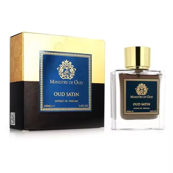 Perfume Árabe 100% Original Paris Corner Ministry Of Oud Oud Satin Extrait De Parfum 100ml | Lujo y Sofisticación en una Fragancia Exclusiva con Oud Intenso, Notas Amaderadas y Dulces para Hombres y Mujeres que Buscan Elegancia y Distinción - 1