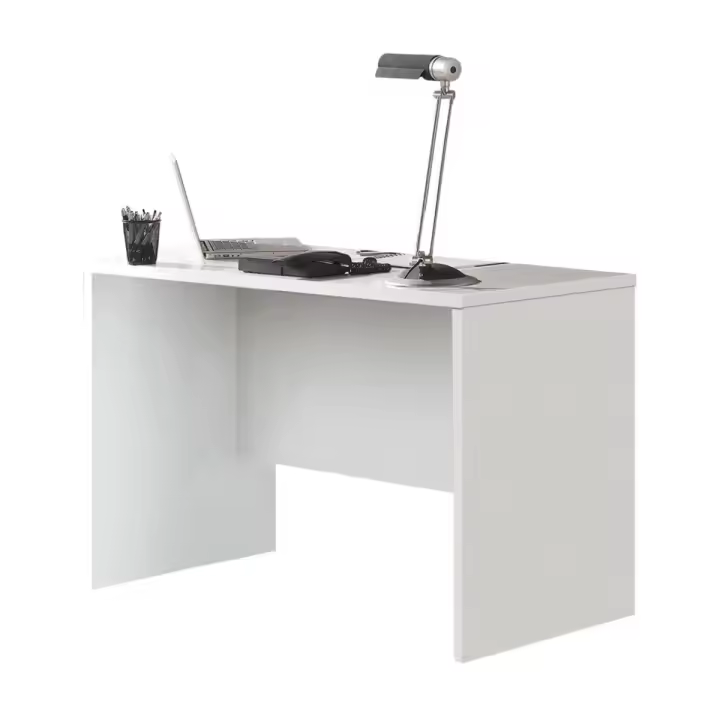 Escritorio Slim encimera amplia + tablero frontal 75x120x60 cm - 1