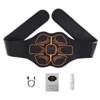 Estimulador De Músculos Abdominales Eléctrico EMS Cinturón Masajeador Para Adelgazamiento Y Fitness En Casa USB Recargable Adecuado Para El Cuerpo - details 0