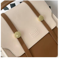Nuevo bolso de mujer, nueva moda coreana, retro, simple, de color sólido, con hebilla de metal, mochila portátil de nicho - details 22