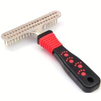 Cepillo De Belleza Para Perros De Dos Filas Avanzado Apto Para Razas Grandes De Perros Acero Inoxidable - details 3