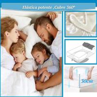 Protector de  Colchón Impermeable y Transpirable  - Cubre Colchón , Tratamiento Anti ácaros,GADETEX - details 2