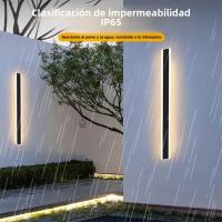 Lámpara De Pared LED Moderna Impermeable IP65 Para Exteriores Luz De Jardín Y Pórtico Lámpara De Aluminio 110V 220V Regulable - details 0