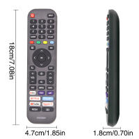 Nueva Telecommande Universal Hisense Reemplazo EN2G30H Con Botones Para Netflix Prime Video YouTube Rakuten TV Control Remoto Infrarrojo IR 433 MHz - details 2