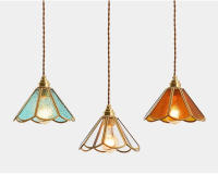 Lámpara Colgante De Isla De Cocina Colorida De Vidrio ChandelierSuspensión Para Sala De Estar Comedor Hotel Tienda Moderno Estilo - details 11