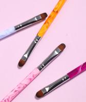 Set De Pinceles Para Uñas De Acrílico Profesional 4 Piezas/set Pincel Para Polvos De Uñas De Gel Herramienta De Manicura Para Mujeres Y Niñas - details 11