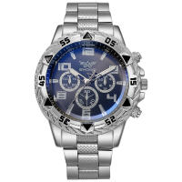 Reloj De Pulsera Para Hombre Moda Cuarzo Acero Inoxidable Resistente Al Agua Estilo Casual Clavija De Cierre Reloj De Mano De Lujo - details 5