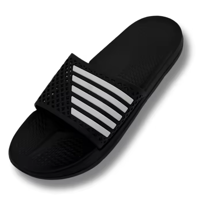 Nuevas Pantuflas planas unisex verano casuales moda rayas exterior zapatillas de baño sunsea - 1