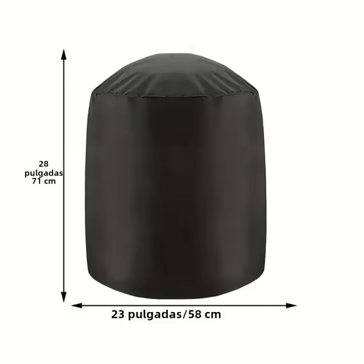 Cubierta Para Barbacoa Impermeable Y Antipolvo Exterior Grill Cover Protector De Lluvia Para Barbacoa Redonda Weber De Alta Resistencia - 1