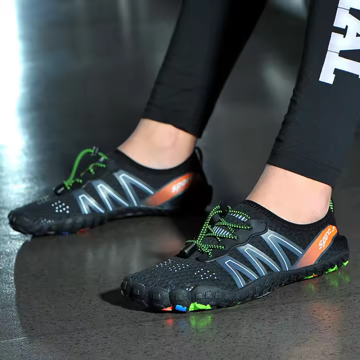 Mov Nuevos zapatos deportivos de cinco dedos para exteriores, zapatos para vadear, zapatos de playa antideslizantes, zapatos de buceo de secado rápido - 1