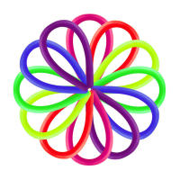 6 Pcs Juguete De Alivio De Estrés Elástico De Goma Suave DIY Noodle Cuerda De Muelle Para Niños Juguete De Deporte Tema - details 1