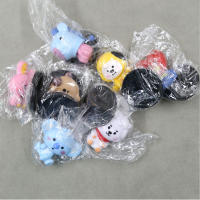 Figuras BT21 De 6cm 7pcs Mini Figura Kpop Coreana Creativas Accesorios De Escritorio Juguete Para Niños Regalo De Cumpleaños - details 10