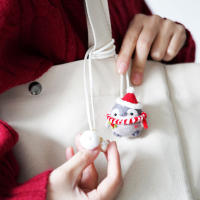 Kit De Tejido De Lana KRABALL Para Decoraciones De Navidad Muñeco De Nieve De Lana Herramienta De Artesanía DIY Regalo De Navidad - details 2