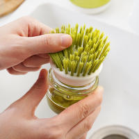 Cepillo De Lavar Platos Con Dispensador De Jabón Para Limpieza Doméstica Cepillo De Cocina Con Soporte En Venta Caliente - details 2