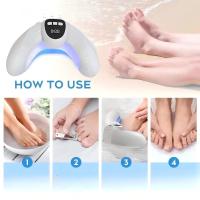 Máquina de terapia de iluminación para arte de uñas plegable, lámpara LED portátil de secada rápida en forma de U para hornear esmalte de uñas - details 1